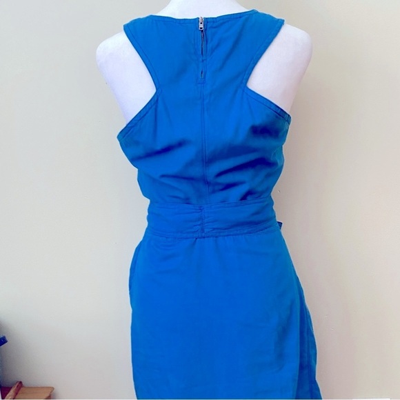 Stella McCartney Blue Sleeveless Cotton Dress Size 42 - Picture 7 of 11
